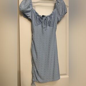 Windsor Light Blue Eyelet Dress